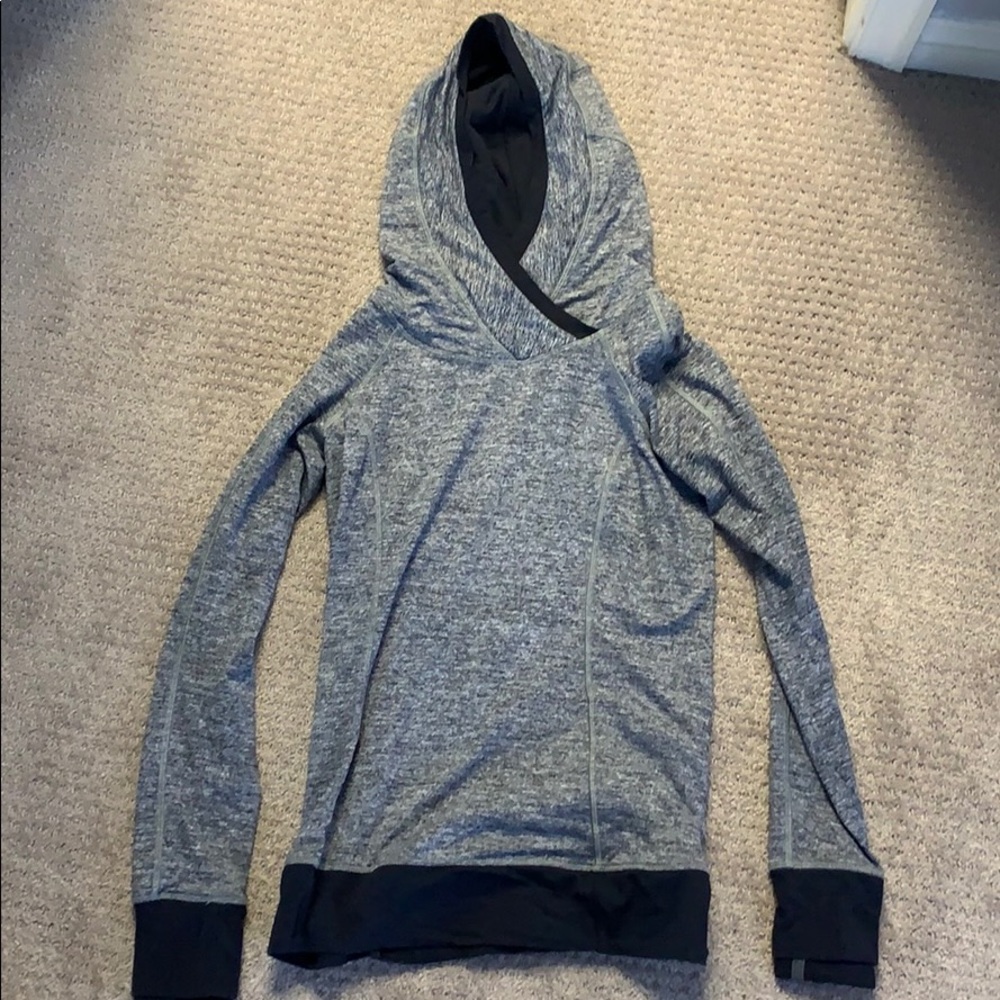 COPY - Lululemon Grey and Black Sweatshirt